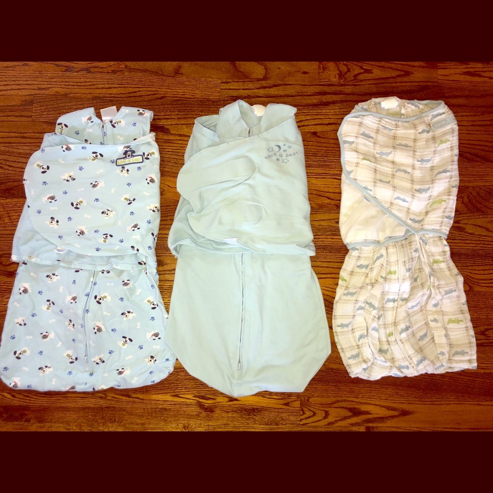 Lot of 3 Halo Swaddle Sleepsacks Size Small